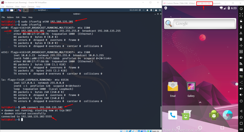 How to Install Genymotion Virtual Android on Kali Linux